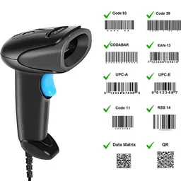 PosBox SC201 1D + 2D USB Wired Laser Barcode Scanner image 2