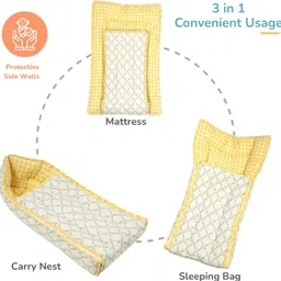 tidy sleep Yellow Bloom Vines Sleeping Bag image 5