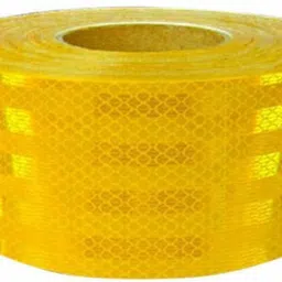 High Intensity Reflective Conspicuity Tape Yellow Cello Tape 50 Mtrs , Yellow (Manual)-image-52