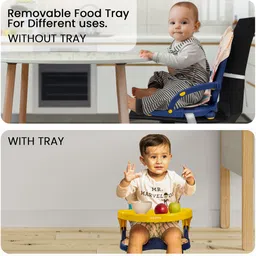 baybee Booster Chair for Baby Feeding Chair for Dining Table with 4 Height Adjustable image 3