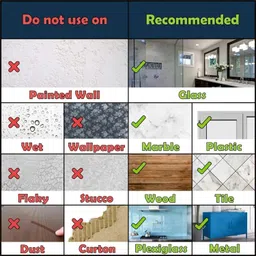 e-ecl Strong Adhesive Sticky Hook For Kitchen & Bathroom(Do Not Stick On Painted wall) Hook 10 image 3