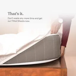 tindler knots Cotton Double Fitted (Elastic) 210 TC Floral Bedsheet image 2