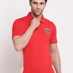 Invincible Men Colorblocked Polo Tee image 1