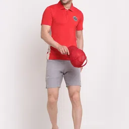 Invincible Men Colorblocked Polo Tee image 5