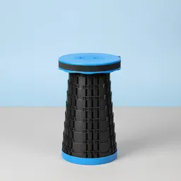 pbm creations Outdoor Portable Folding Stool Telescopic Adjustable Plastic Chairs for Travel Chair image 5