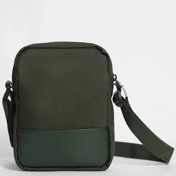 jack & jones Green Men Sling Bag Brand Logo Print image 3