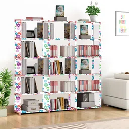 flipkart perfect homes studio 15 Layer Multipurpose Portable SpaceSaving Cloth/Shoe/Books Shelf Home & Office Metal Open Book Shelf-picture-15