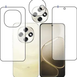 DESIBUZZ Front and Back Tempered Glass for OPPO F31 Pro 5G with camera lens protectors image 1