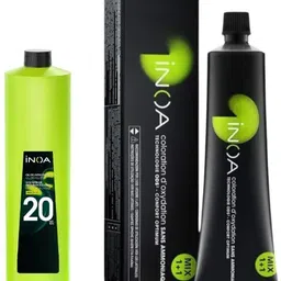 blossombliss INOA Hair Color No. 1 Black + 20Vol Developer 90Ml , 1 BLACK-picture-20