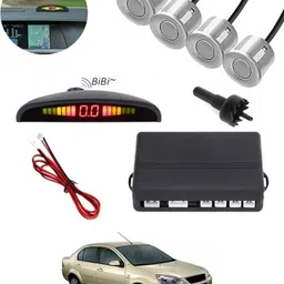aarsh store Universal 4 Silver Reverse Parking Sensor-AF25N508 Universal 4 Silver Reverse Parking Sensor-AF25N508 Parking Sensor-picture-15