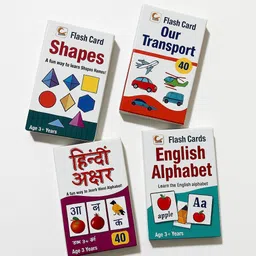 Educational Flash Cards for Kids – Learn Shapes & Languages – 4 Sets – Age 3+-image-37
