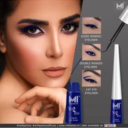 MI FASHION Ten-2-Ten Long-Stay Waterproof Liquid Eyeliner 4ml - Shade 03 image 3
