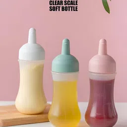 YELONA Pink 4 Pieces Squeeze Ketchup Bottles image 2