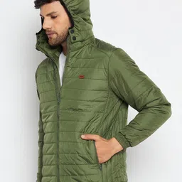 duke Men Solid Bomber Jacket image 3