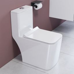 plantex Western Commode/Western Toilet Seat/1pcs S Trap Commode with Soft Closing (Marcos-9-S) Western Commode-picture-45