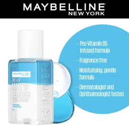 Maybelline New York Biphase Eye + Lip Makeup Remover for Waterproof Makeup, Fragrance-Free, 40ml image 4