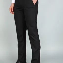 raymond Men Slim Fit Brown Polyester Trousers image 3