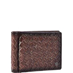 Eske Unisex Checked Leather Money Clip image 4