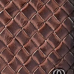 Eske Unisex Checked Leather Money Clip image 5