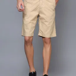 cantabil Solid Men Brown Bermuda Shorts-picture-32