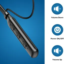 usmart 48 Hours Playtime Neckband Bluetooth Bluetooth & Wired Headset image 5