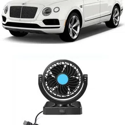 aanjul SINGLE Portable Single Head Car Fan 5V USB 360 Degree Adjustable CC-697 Car Interior Fan image 1