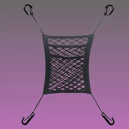 3-Layer Car Mesh Organizer, Seat Back Net Bag, Automotive Seat Back Organizers, Car Multi Pocket-image-0