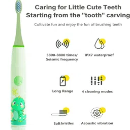 Obvie Sonic Rechargeable Toothbrushes with,4 Modes, Includes 3 Replacement Brush Heads Electric Toothbrush image 2