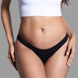 albora Women Thong Black Panty-picture-23