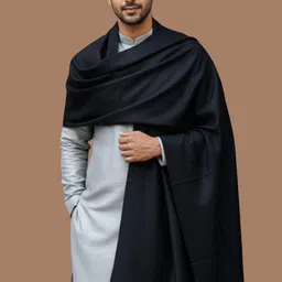 Sudako Acrylic Solid Men Shawl-picture-23