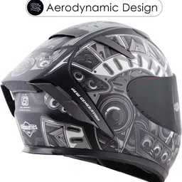 steelbird SA-2 Terminator 2.0 Aerodynamic Full Face Helmet Motorbike Helmet image 4