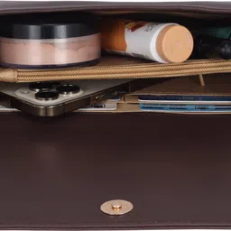 reshu Brown Women Sling Bag women,s sling cross-body bags with adjustable shoulder straps and 4 pocket | image 3