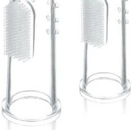 Silicone Finger Tooth Brush | Baby finger Brush | Silicone Finger Brush ( 2 pcs ) Soft Toothbrush (2 Toothbrushes) Ultra Soft Toothbrush-image-35