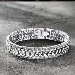 Brass Silver Bracelet-image-15