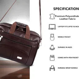 raylan Men & Women Brown Messenger Bag image 4