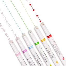 frenyear Outline Curve Pen Hand-Written Newspaper Notes ( Multicolor ) image 1