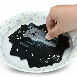 protos india.net Waterproof 54 Pieces of PVC Plastic Magic Tricks Tool Poker Playing Card image 3