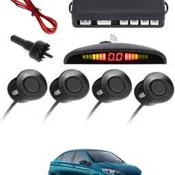 zplus Universal 4 Black Reverse Parking Sensor With LED Display For Cars-271 Safety of Passengers/Car One Alarm Kit-1807 Parking Sensor-picture-10