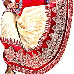GOURI COLLECTIONS Ready To Wear Pant System Printed Mayur Puchha Embellished Men Dhoti-picture-12