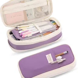 egab Student Series Plain Art Plastic Pencil Box image 2