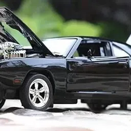 bestie toys Die-Cast Metal Dodge Charger Sport Hyper Cars Pull Back with 4 Openable Doors image 1