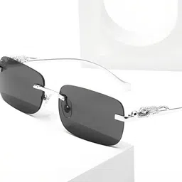 accentz UV Protection Rectangular Sunglasses (30) image 2