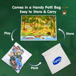 toysaga Find The Character, Animals! Jungle Fun, Floor Jigsaw Puzzle For 3+ years image 4