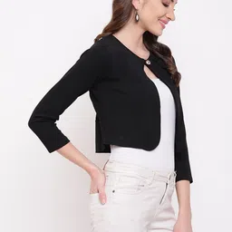 mayra Women Solid Casual Jacket image 4