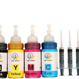 inkpoint Compatible Refill Ink Kit for HP Cartridge 805 803 680 678 818 802 901 703 704 Black + Tri Color Combo Pack Ink Bottle-picture-11