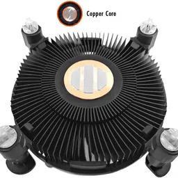 KAVTRON Desktop CPU Cooling Fan with Copper Heat Sink for Core i3, Core i5, Core i7 Fan with Heat Sinks Processor Cooler-picture-10