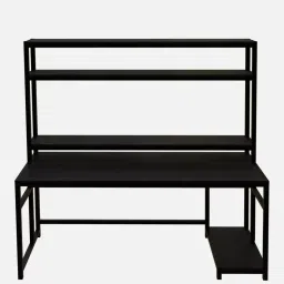 riyan luxiwood Jerry Workstation In Brown Finish image 4