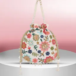 lavie Women White Potli-picture-27