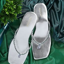CLOG LONDON Braided Open Toe Flats-picture-6