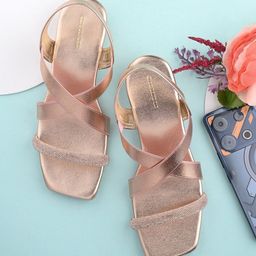 CLOG LONDON Rose Gold Block Sandals-picture-37